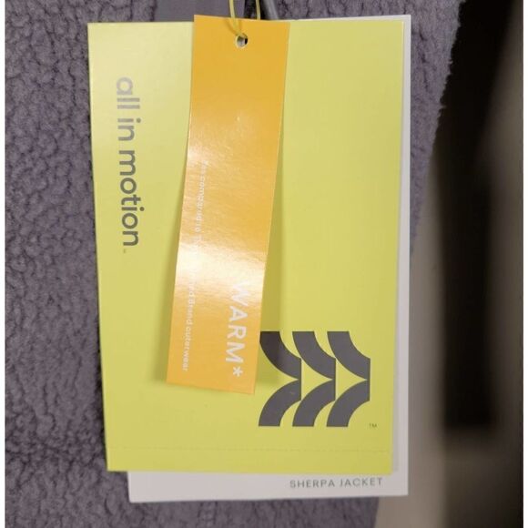 All in Motion Men's Sherpa Fleece Jacket - Picture 7 of 9